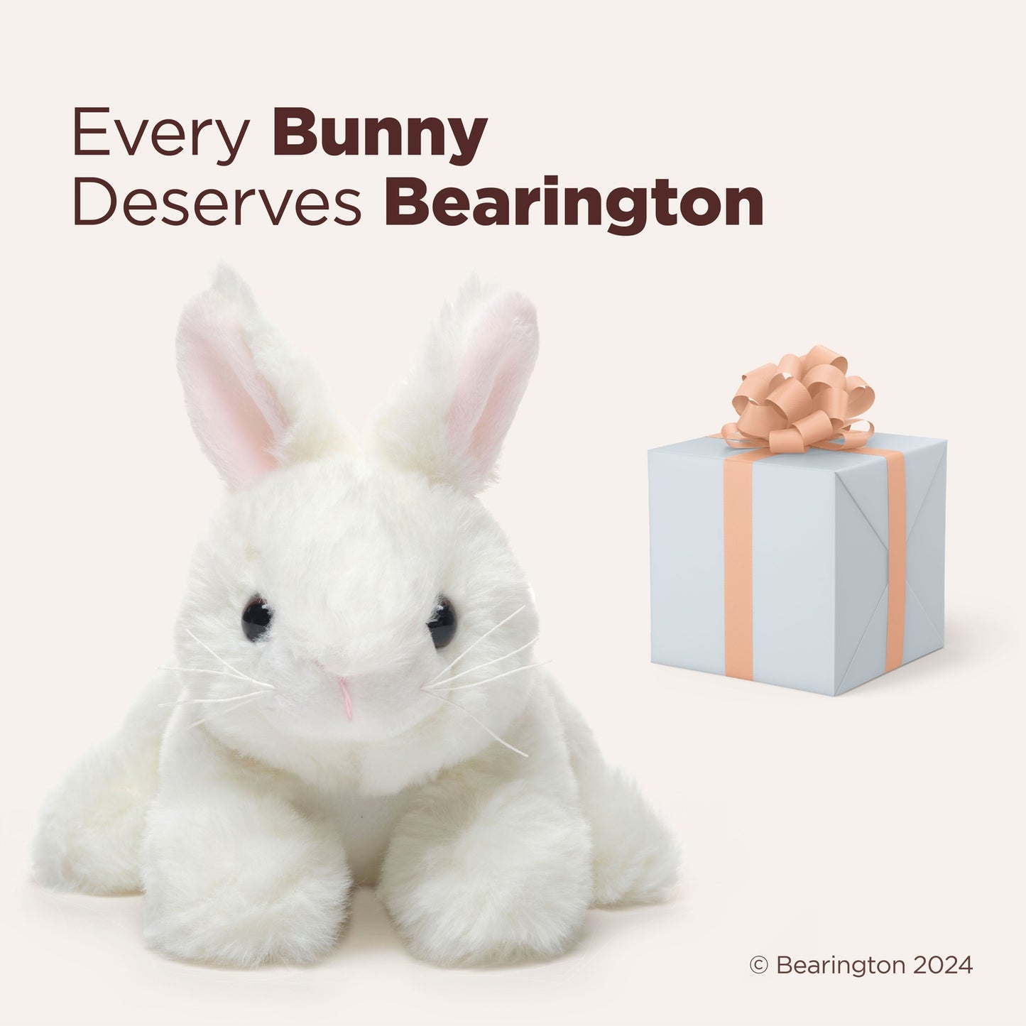 7" Bunny White Lil' Jumpy