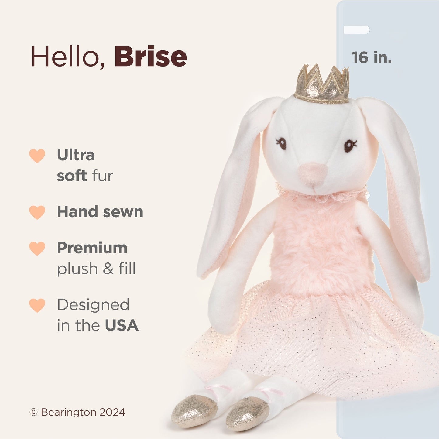 16" Ballerina Brise Bunny