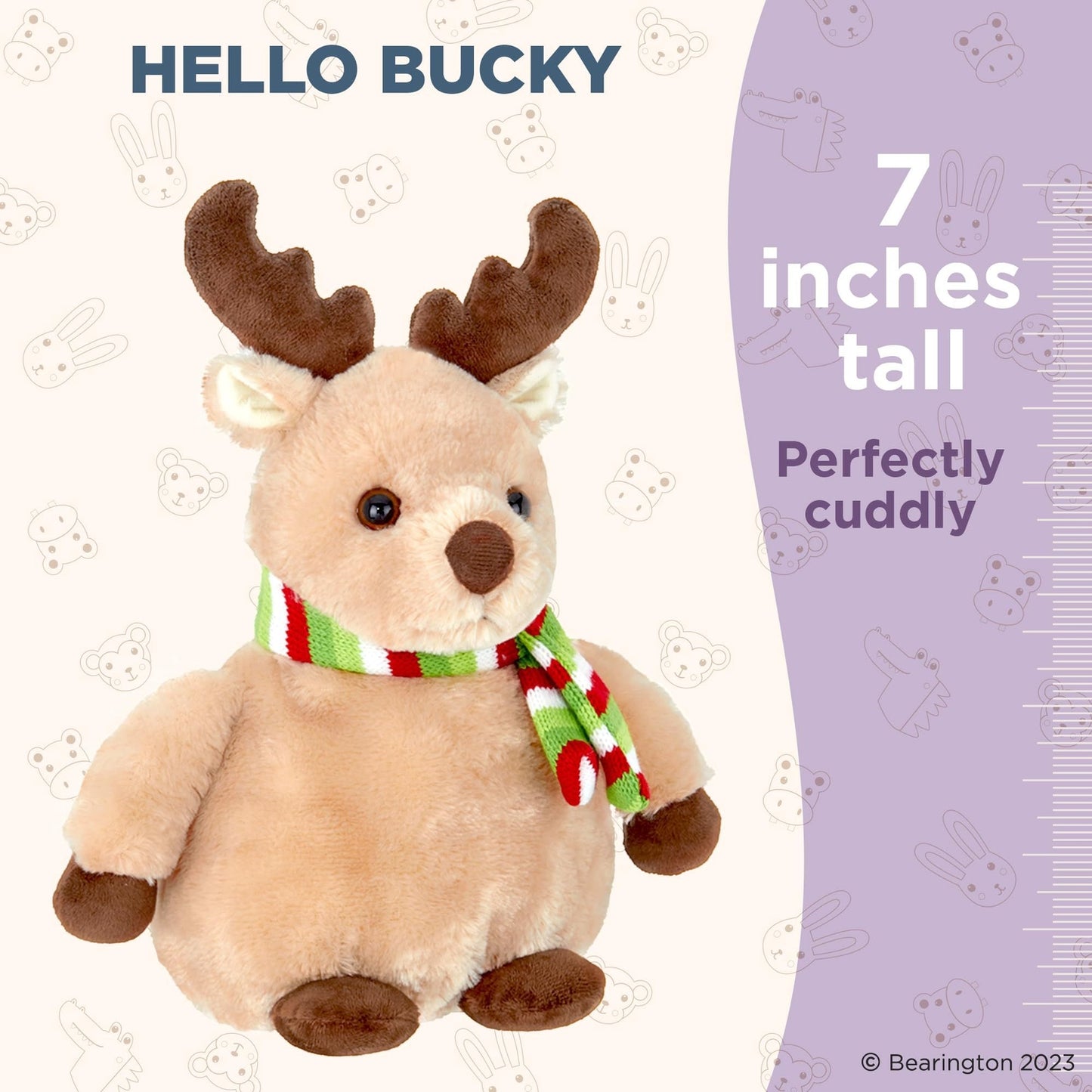 7" Reindeer Bucky