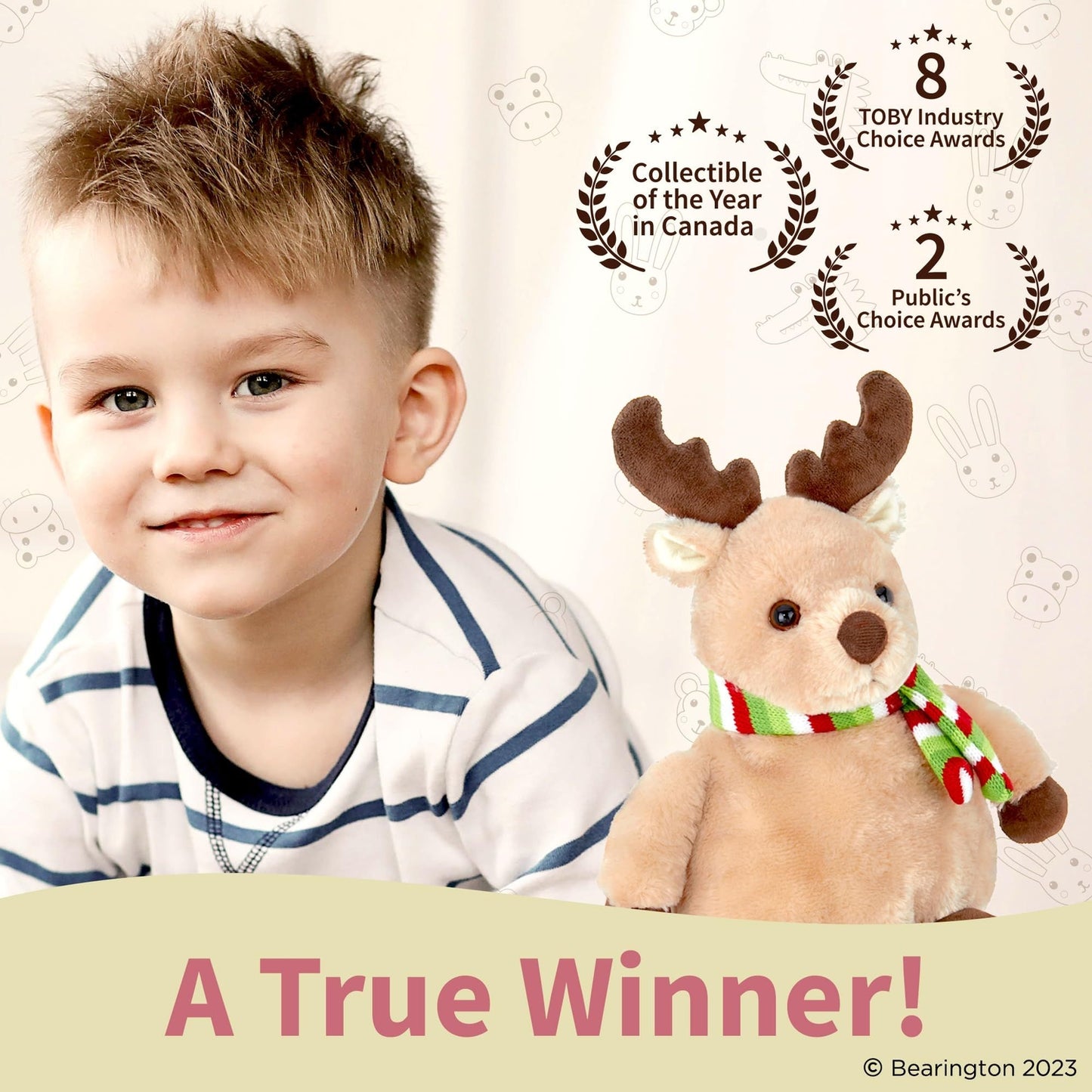 7" Reindeer Bucky