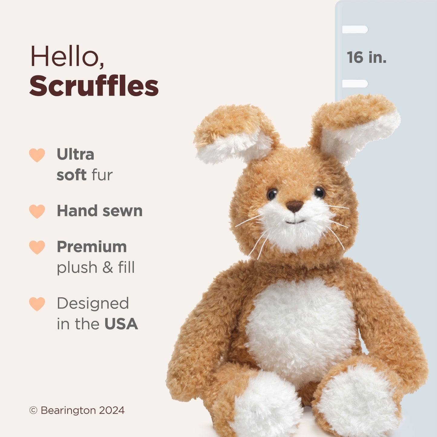 16" Bunny Scruffles