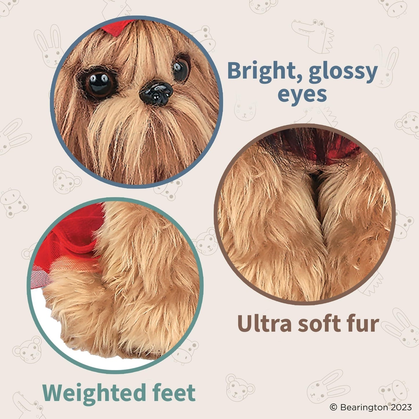13" Dog Yuletide Yorkie