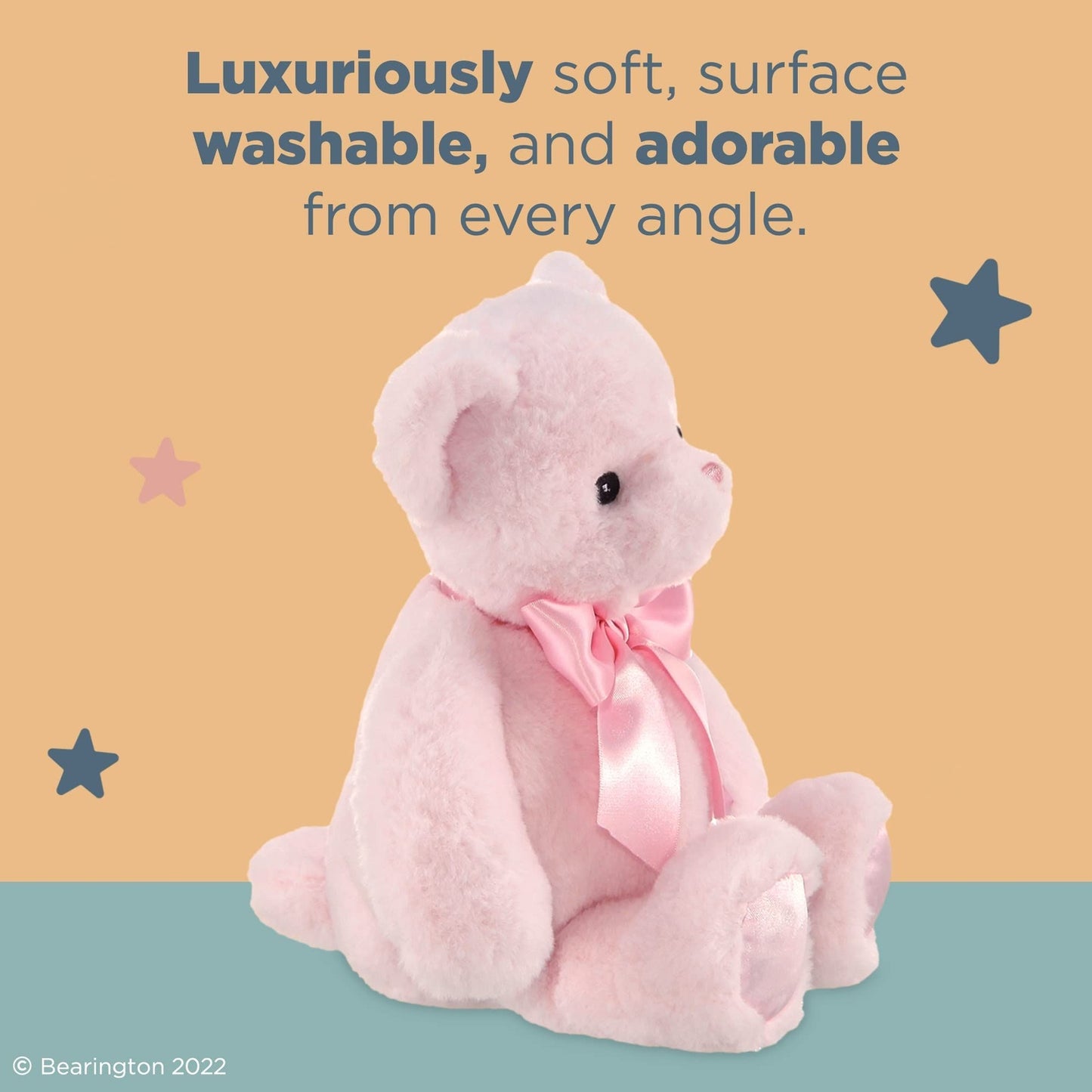 10" Teddy Bear Baby's First Pink