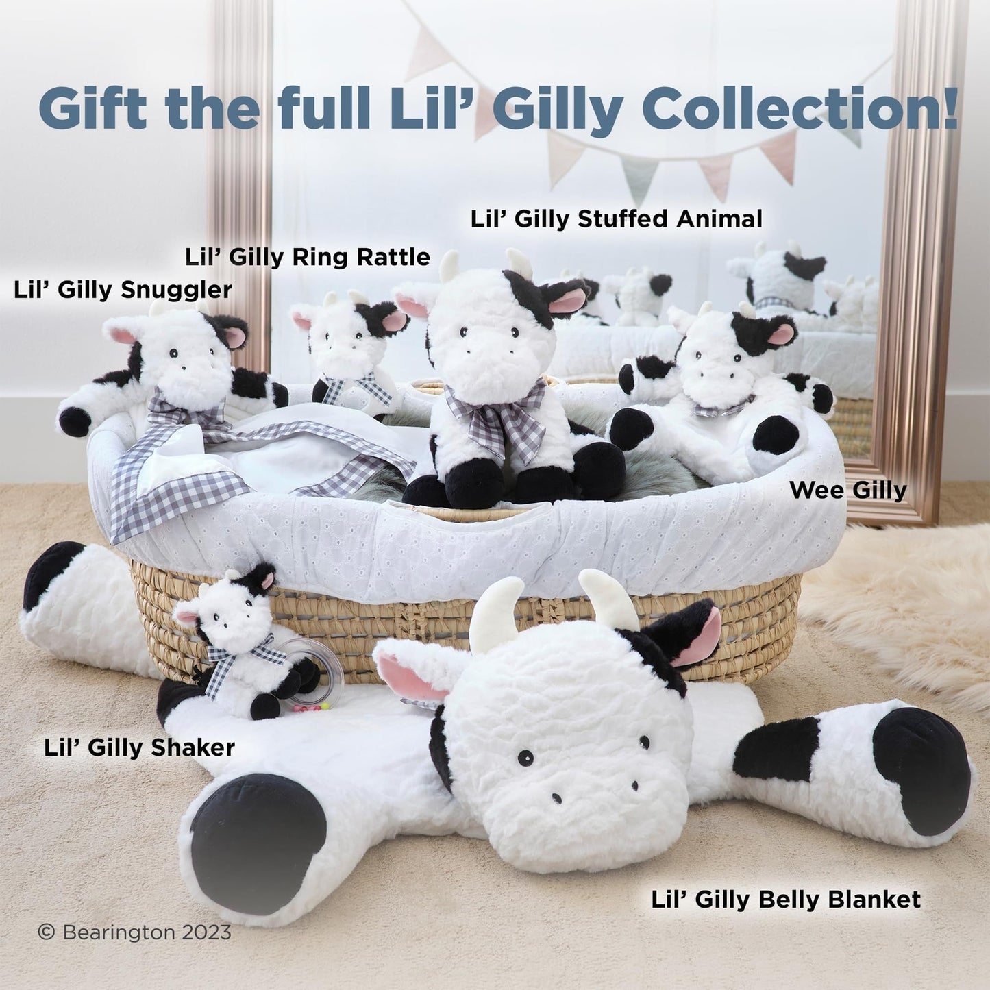 30" x 23" Belly Blankets Gilly