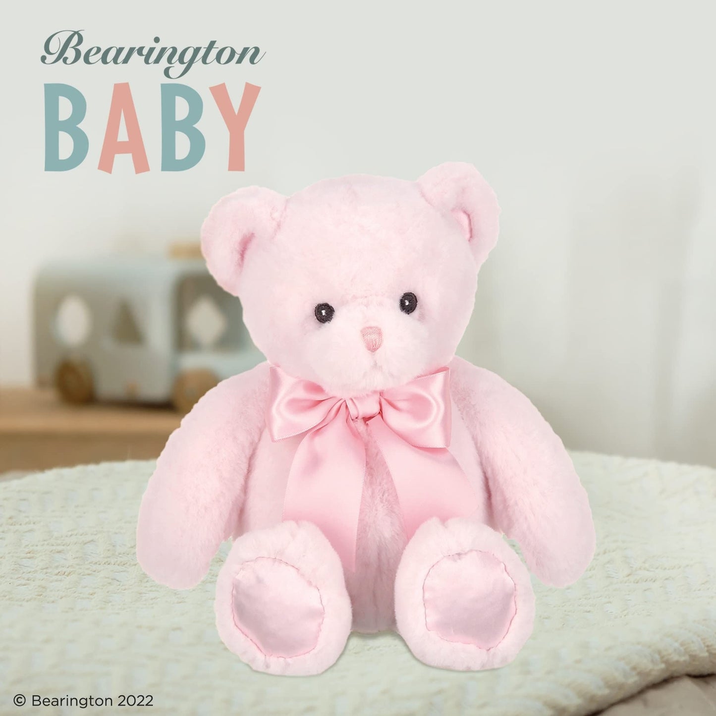 10" Teddy Bear Baby's First Pink