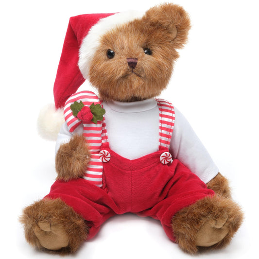 14" Christmas Bear Christopher Cane