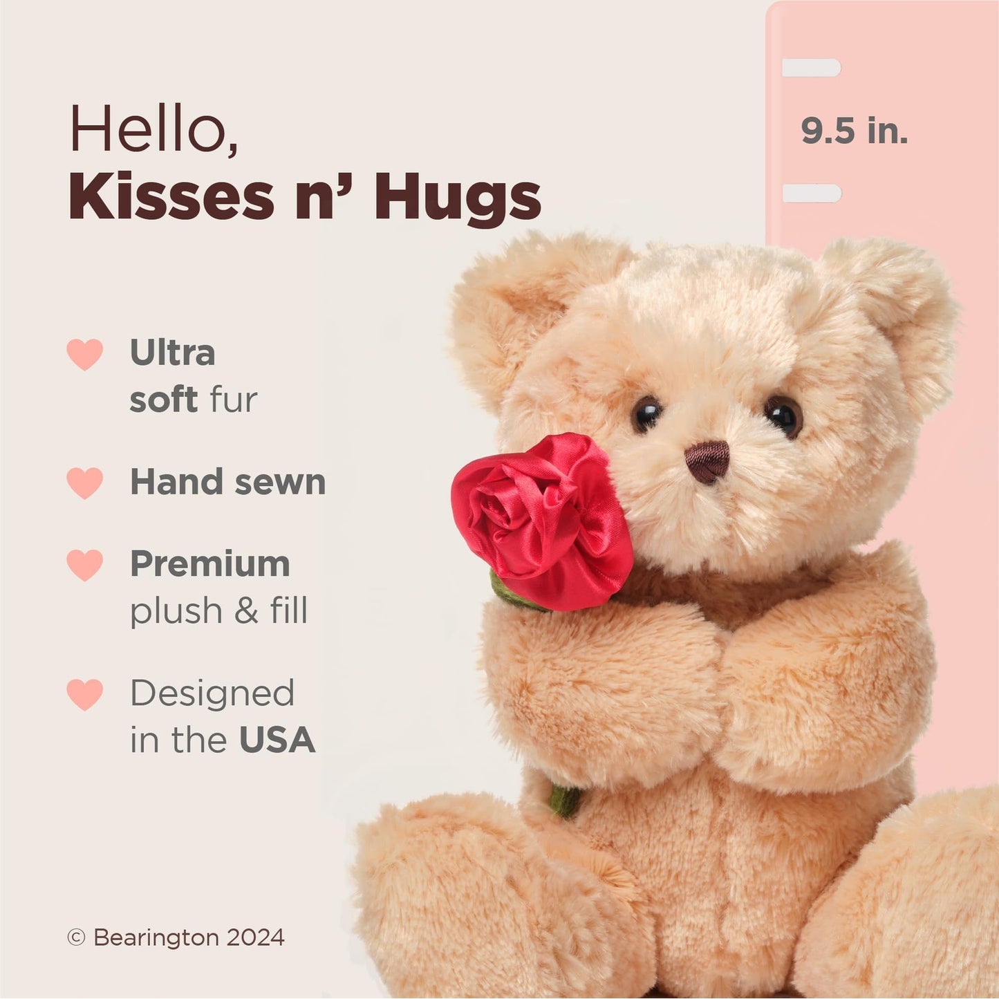 9.5" Valentine’s Bear Remington