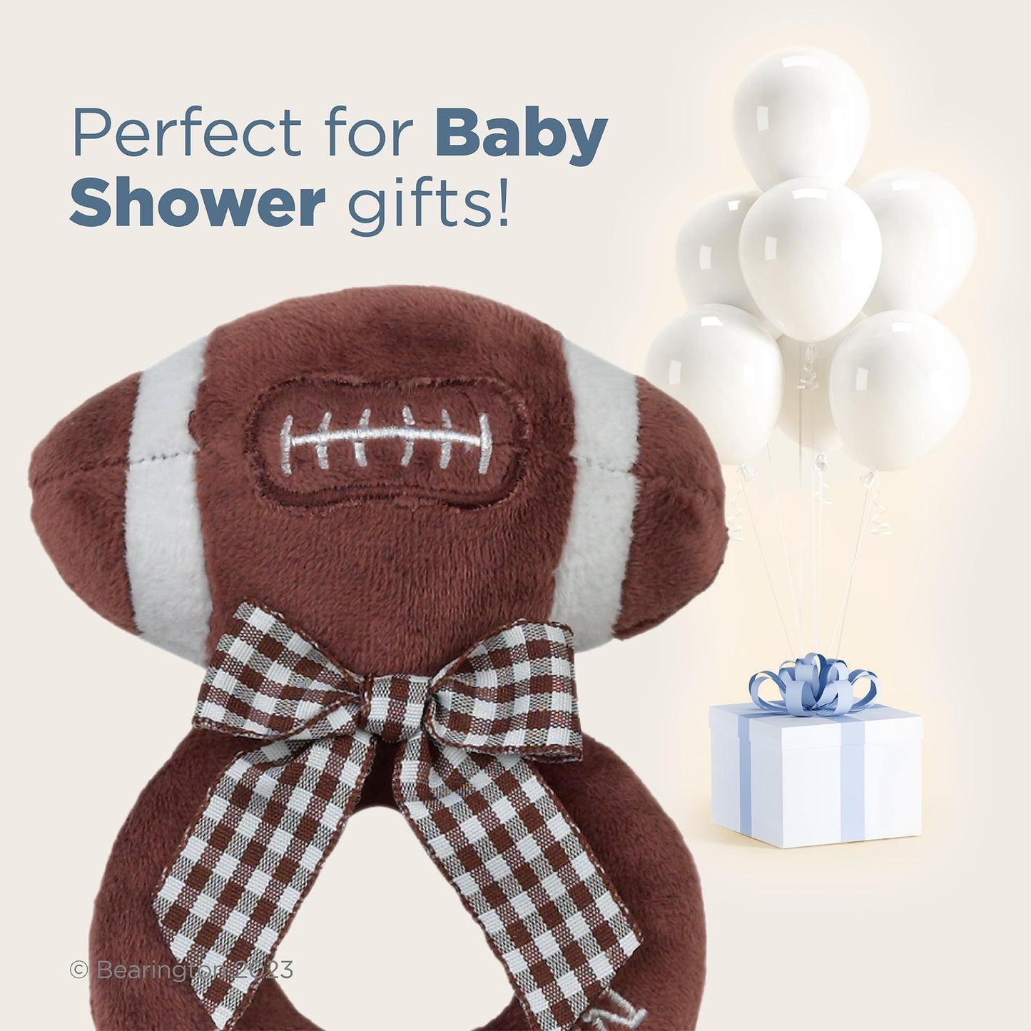 5.5" Ring Rattle Football Touchdown