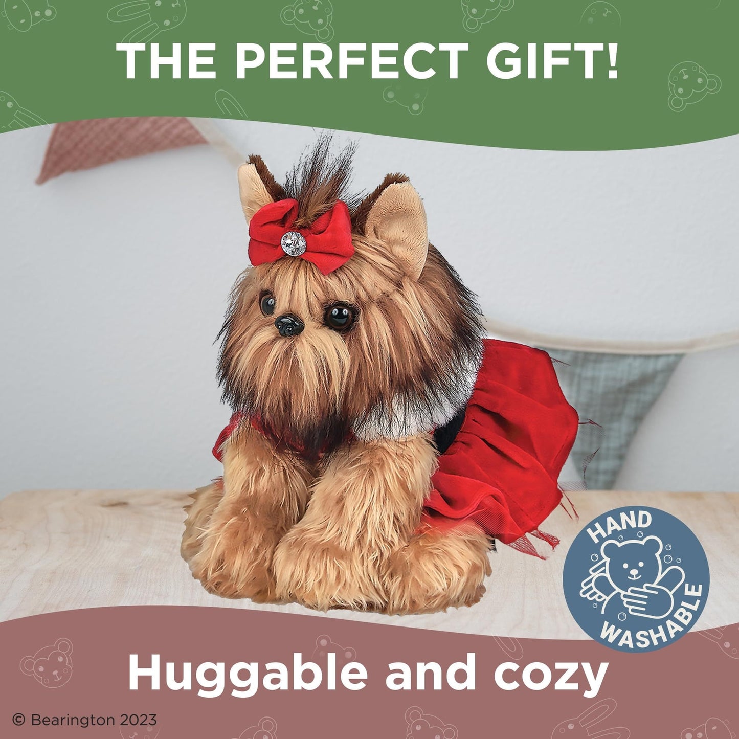 13" Dog Yuletide Yorkie