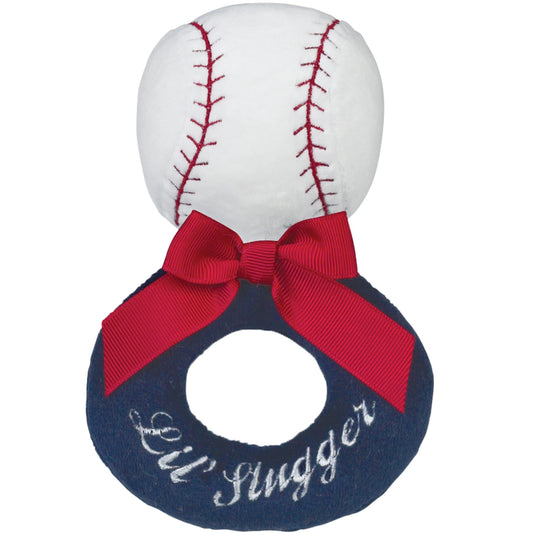 5.5" Ring Rattle Baseball Slugger