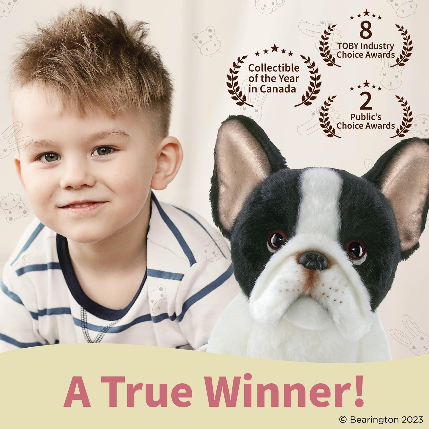 13" French Bulldog Oliver