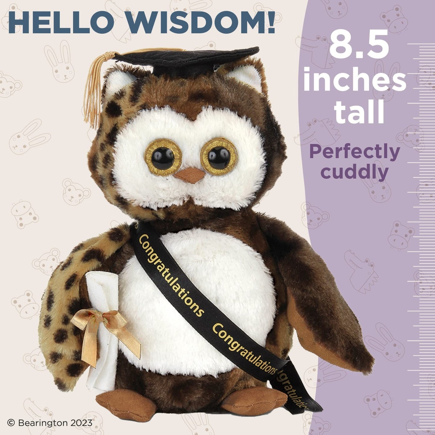 8.5" Graduation Owl Wisdom