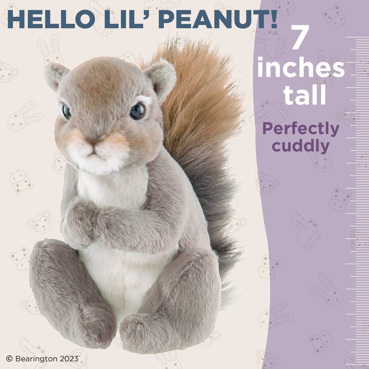7" Squirrel Lil' Peanut