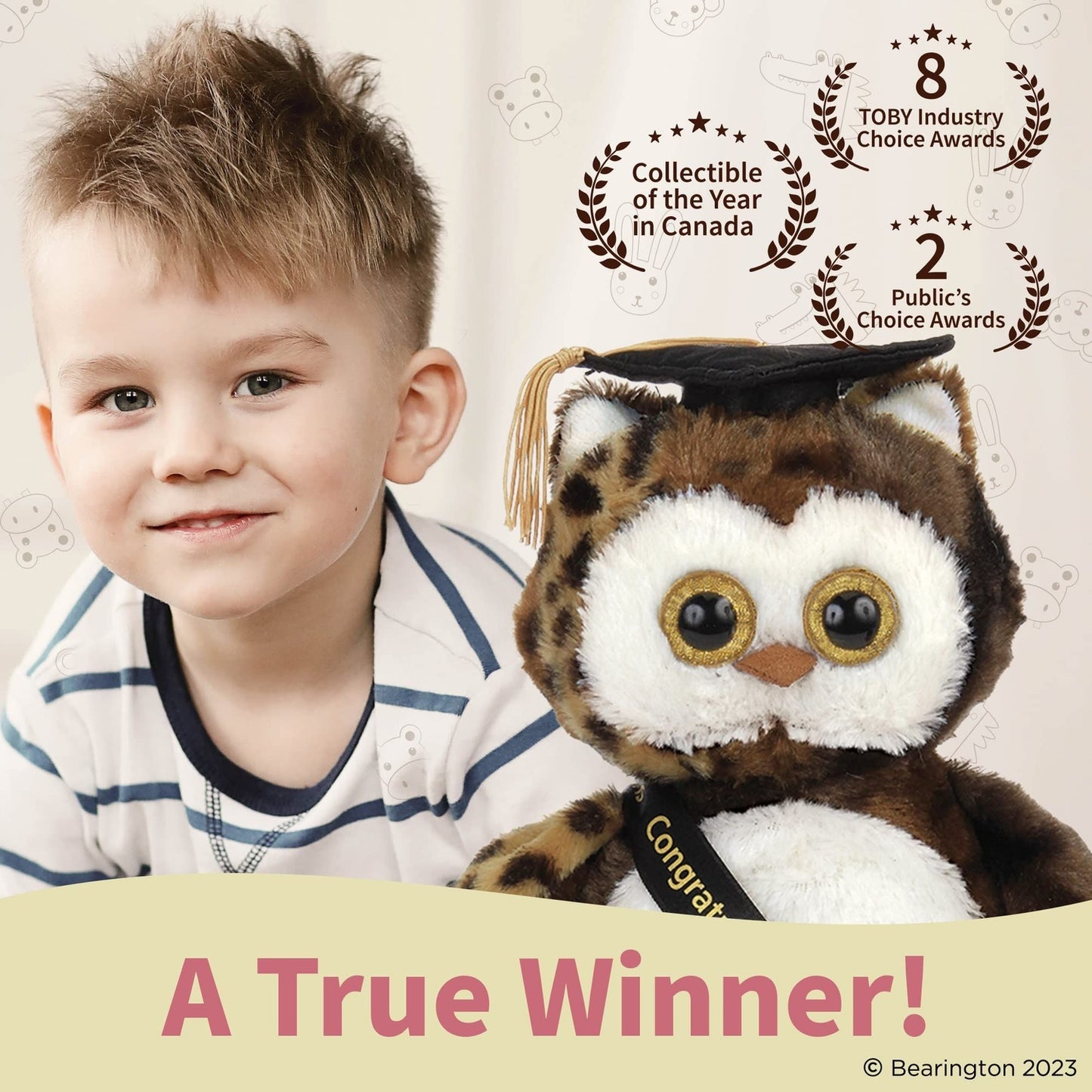 8.5" Graduation Owl Wisdom
