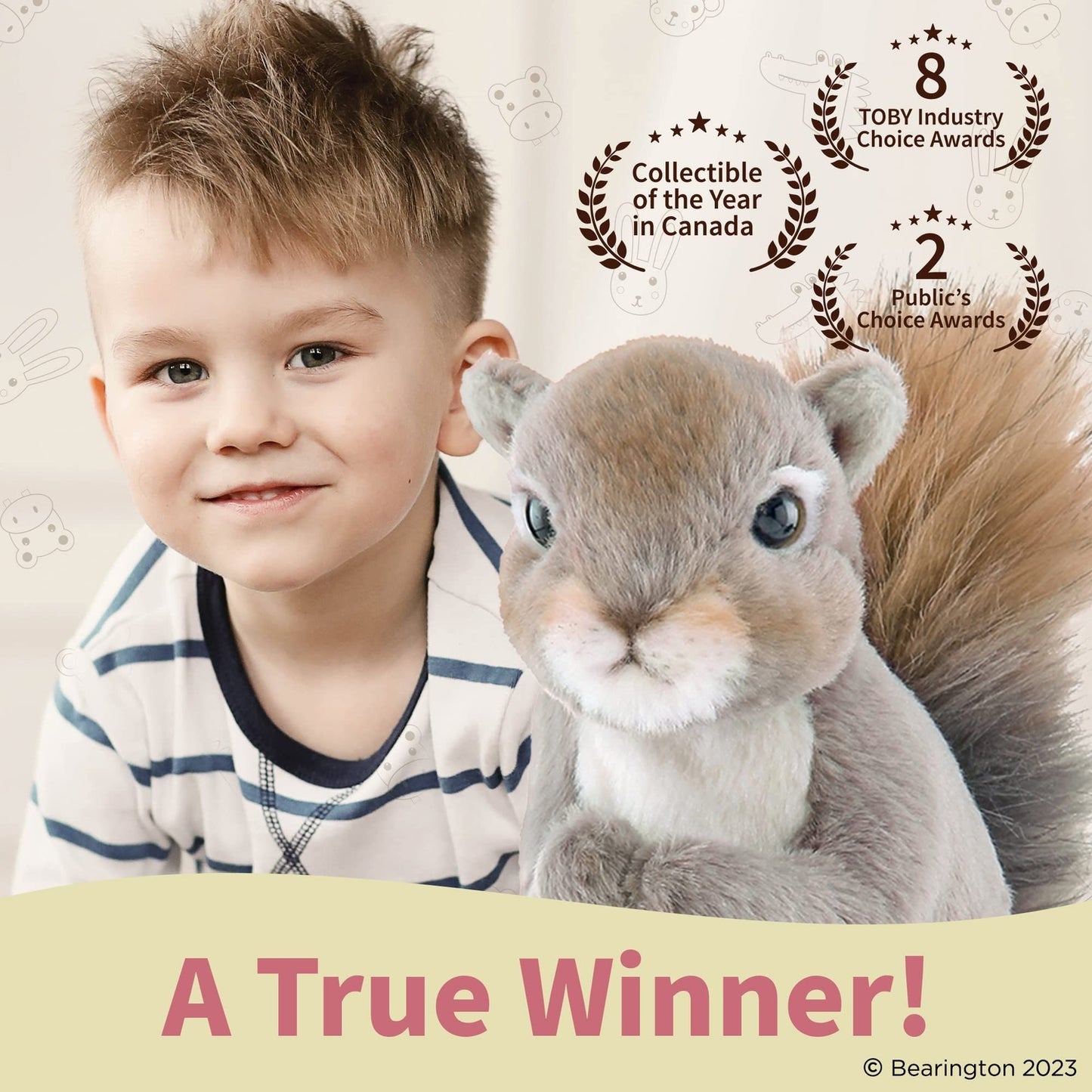 7" Squirrel Lil' Peanut