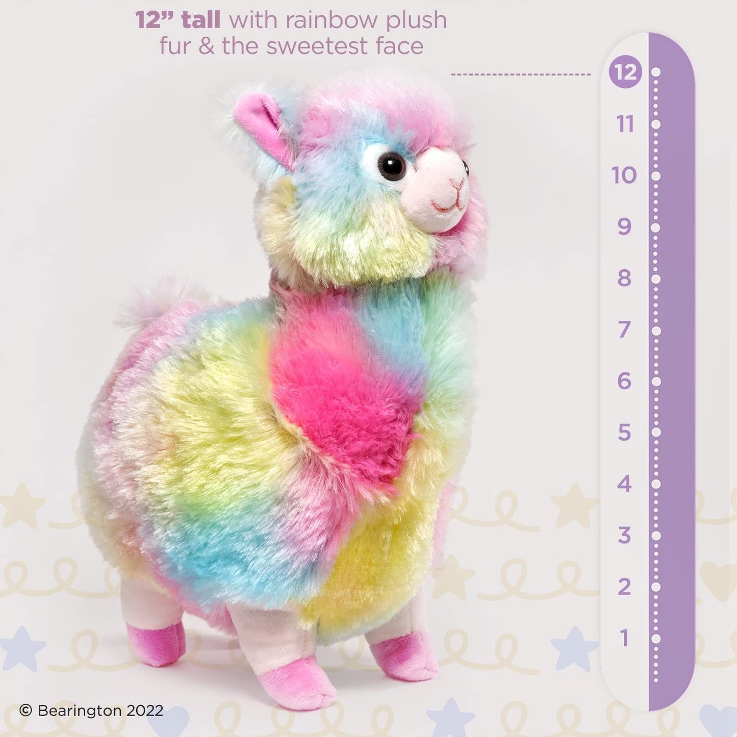 12" Rainbow Alpaca Annabelle