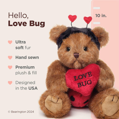 10" Valentine's Bear Love Bug