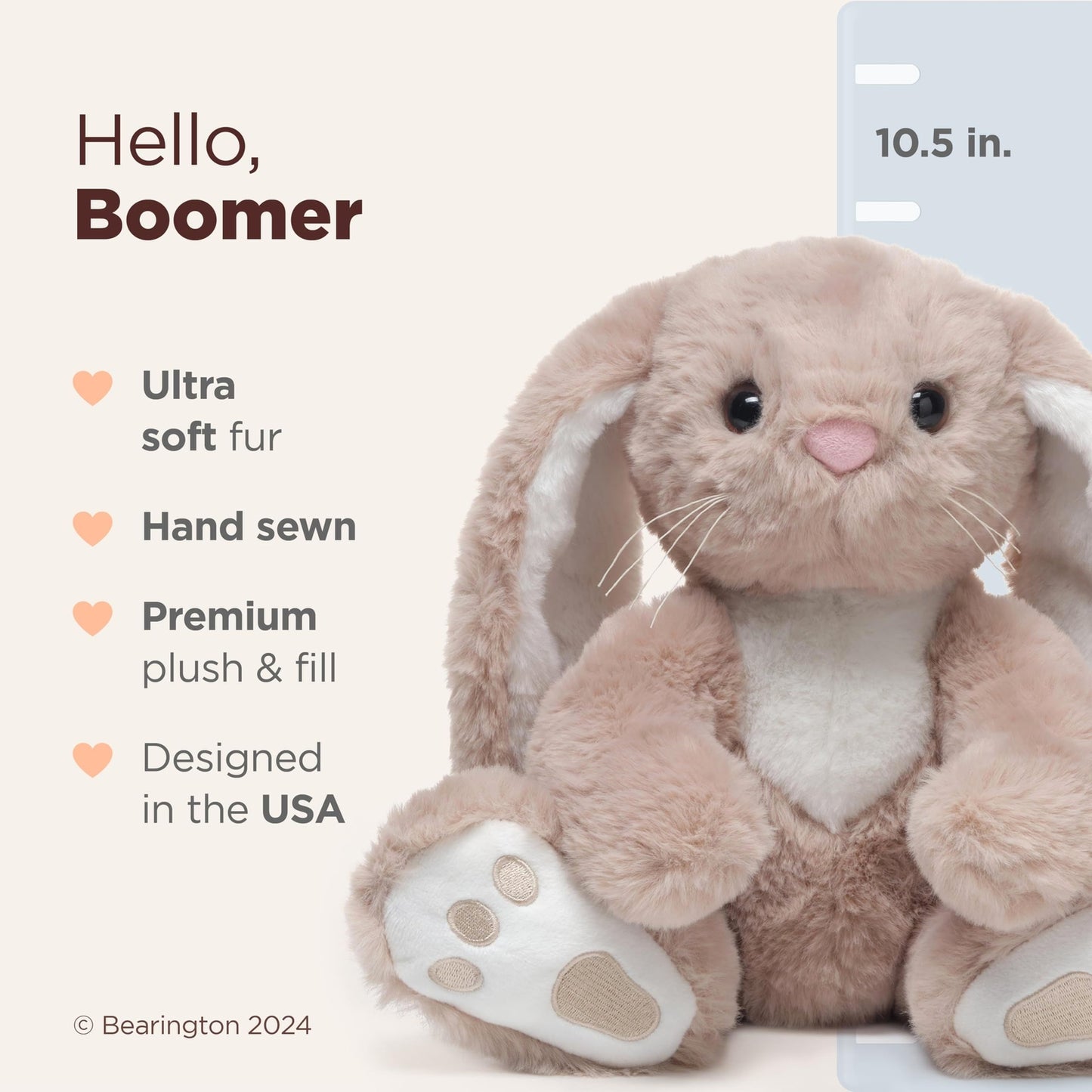 10.5" Floppy Bunny Boomer