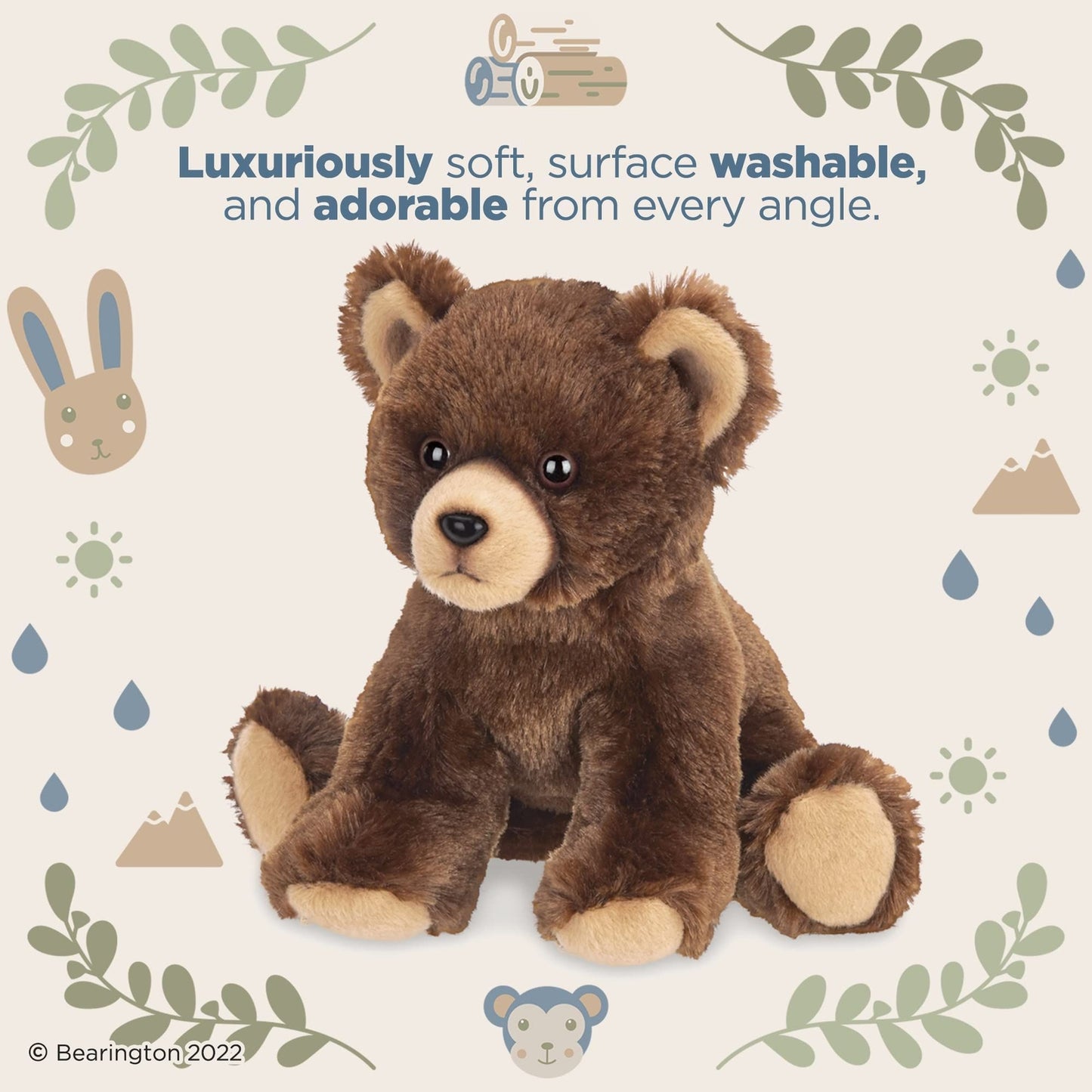 7" Brown Bear Lil' Grizby