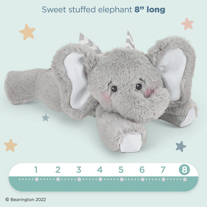 8" Plush Rattle Elephant Lil'Spout