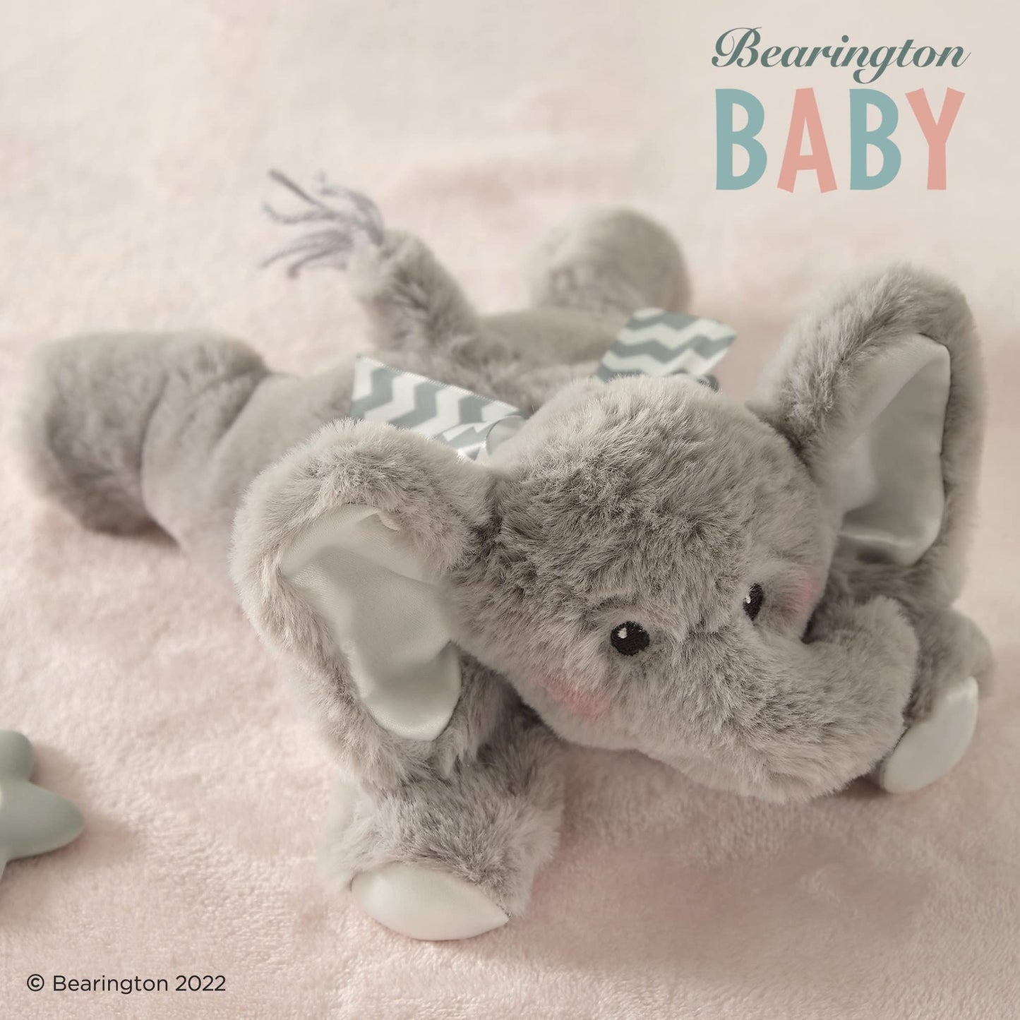 8" Plush Rattle Elephant Lil'Spout