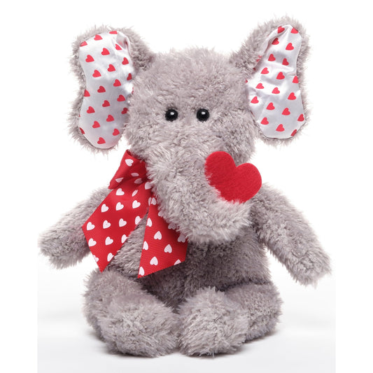 13" Valentine's Elephant Hugh Loves You