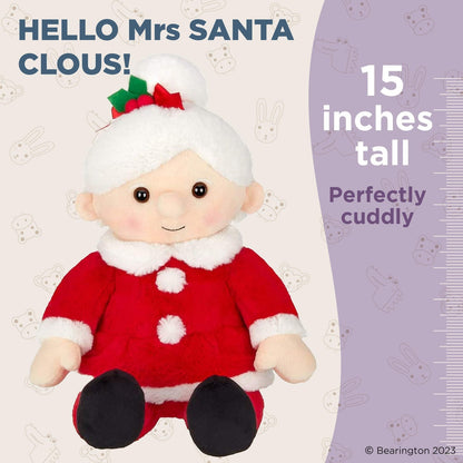 15" Holiday Plush Mrs.Claus