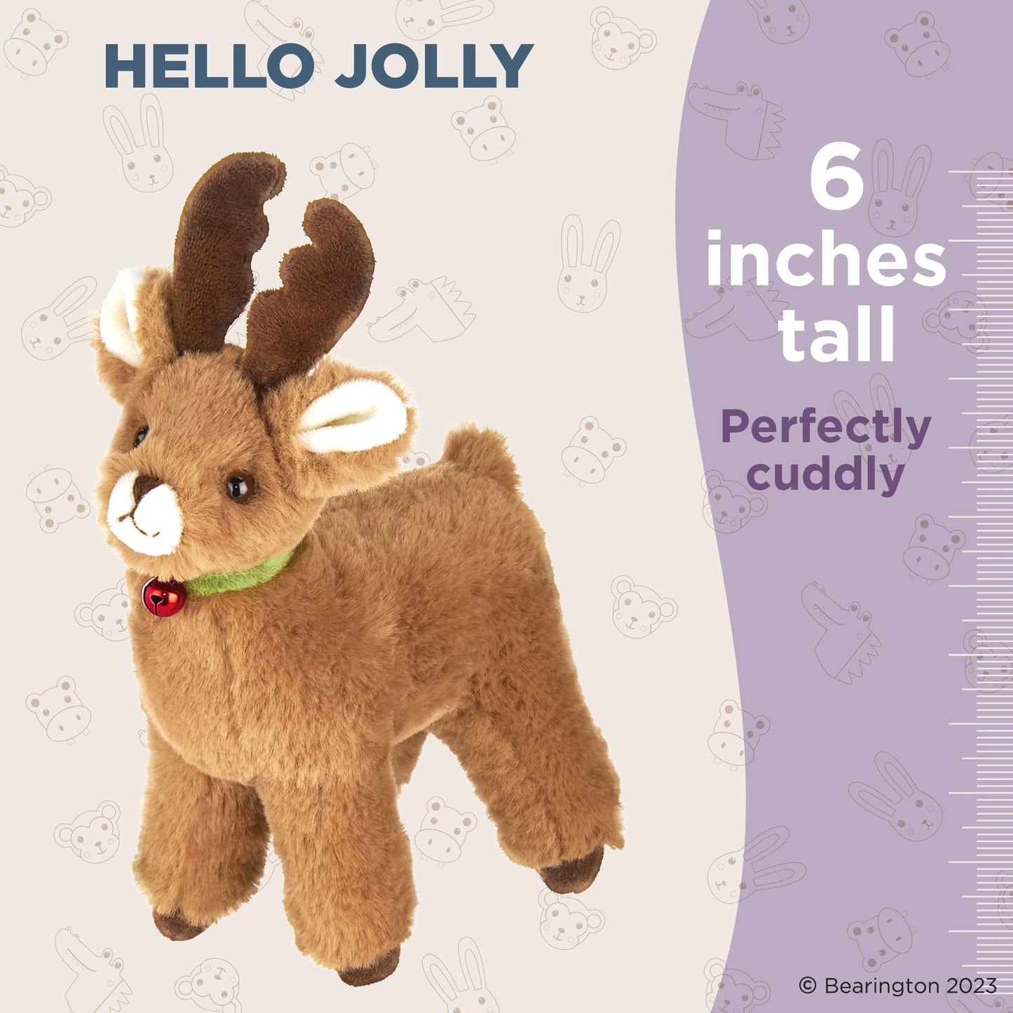 6" Reindeer Jolly Christmas