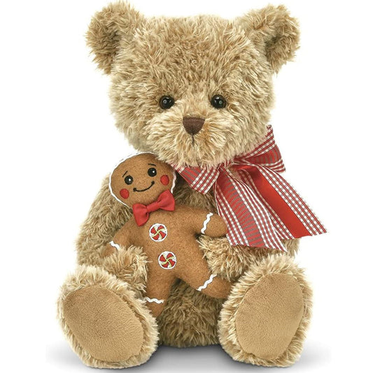 15" Christmas Bear Ginger & Brad