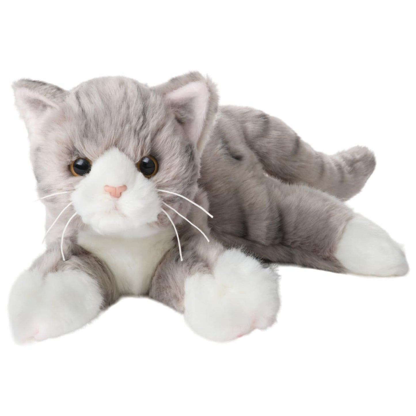 15" Grey Tabby Cat Socks