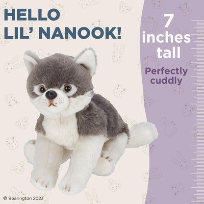 7" Grey Wolf Lil' Nanook