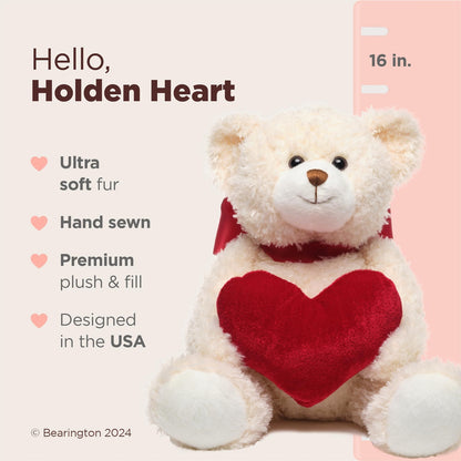 16" Bear Holden Heart