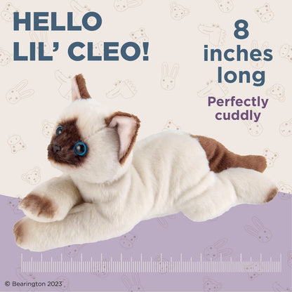 8" Siamese Cat Lil’ Cleo