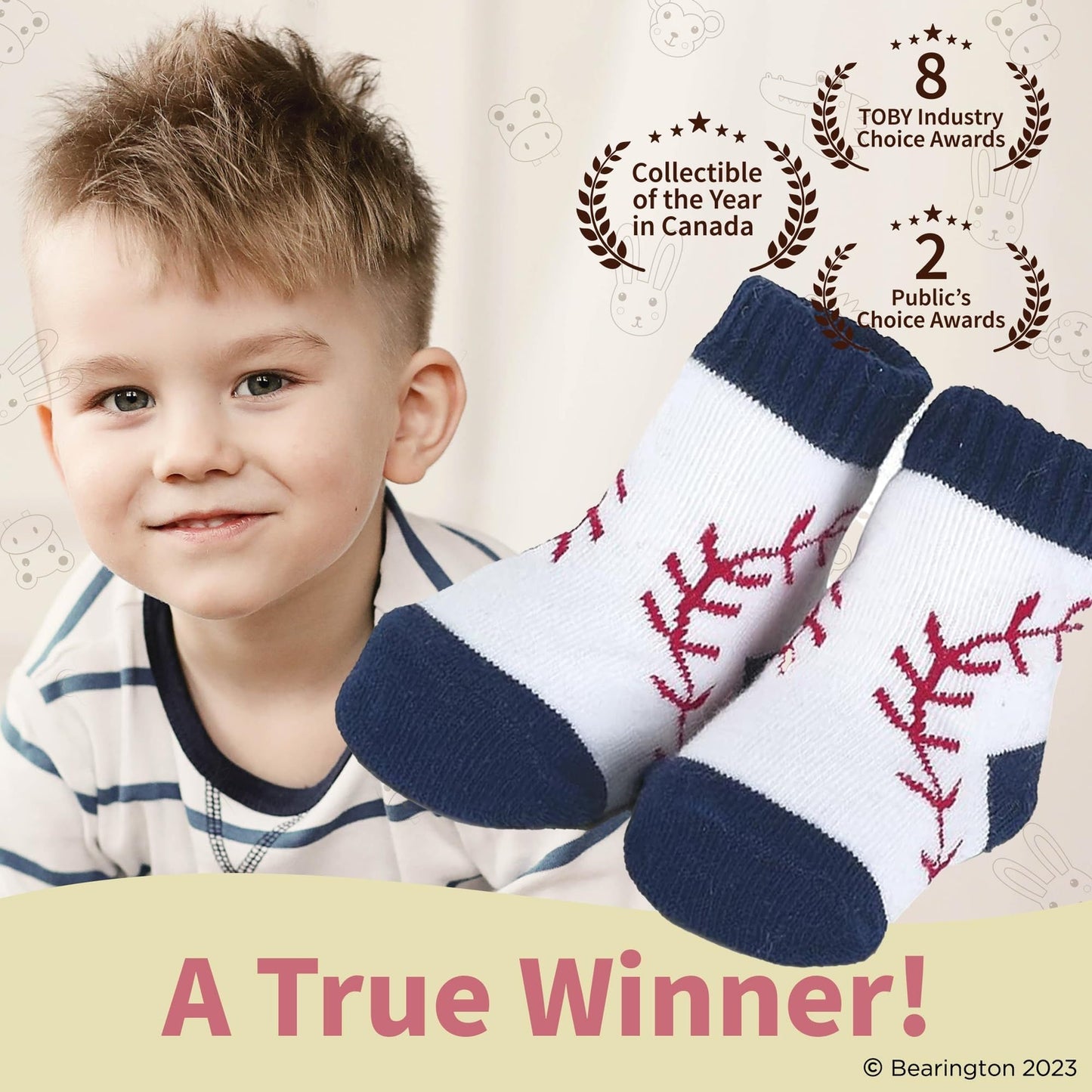 Baby Lil' Slugger Newborn Boy'S Baseball Socks