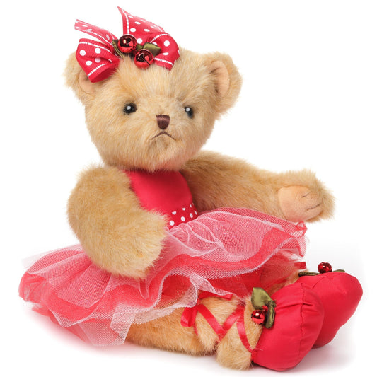 14" Christmas Bear Clara Ballerina