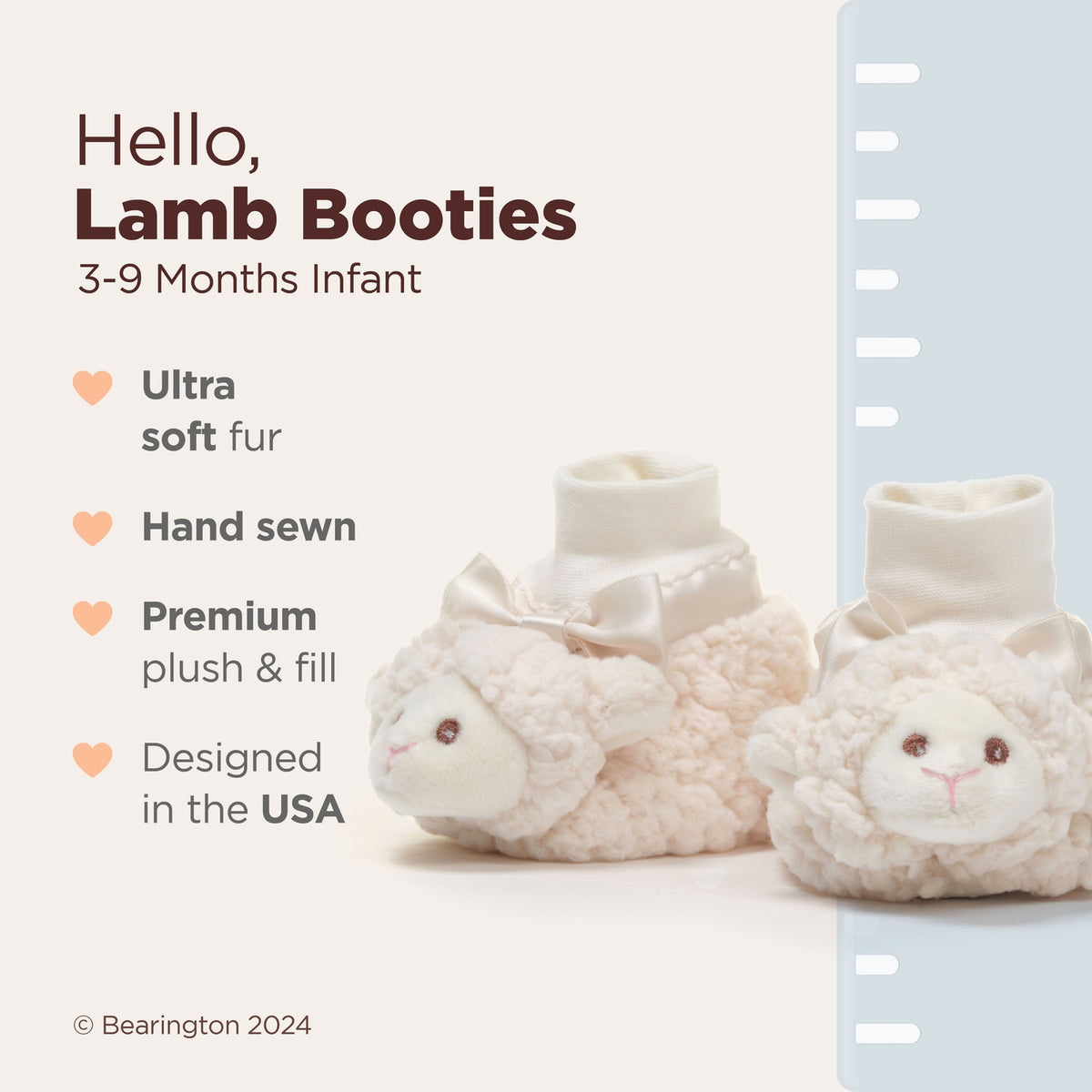 Slipper Booties, Lamby Lamb