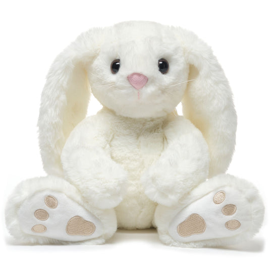 10.5" Floppy Bunny - White