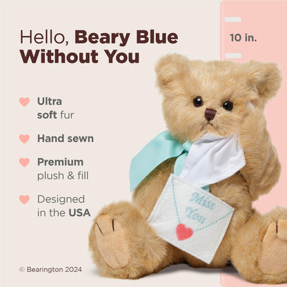 10" Teddy Bear Beary Blue