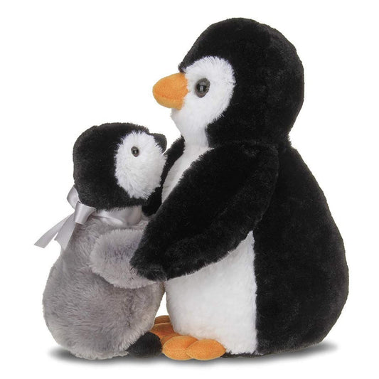 10" Penguin w/ Baby, Wiggles & Wobbles