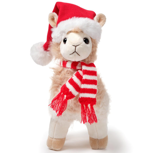 10" Llama w/ scarf Holly