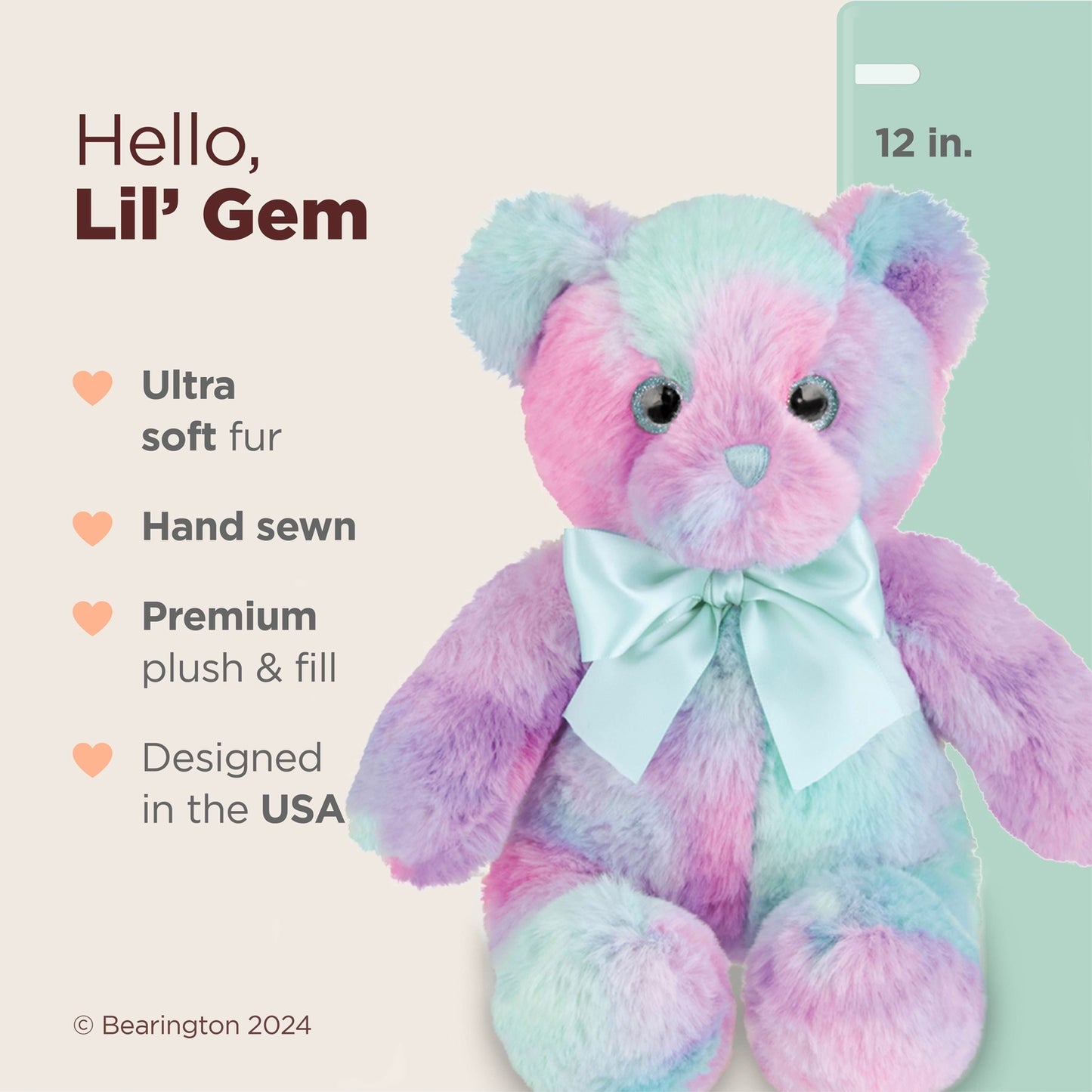 12" Teddy Bear Lil Gem