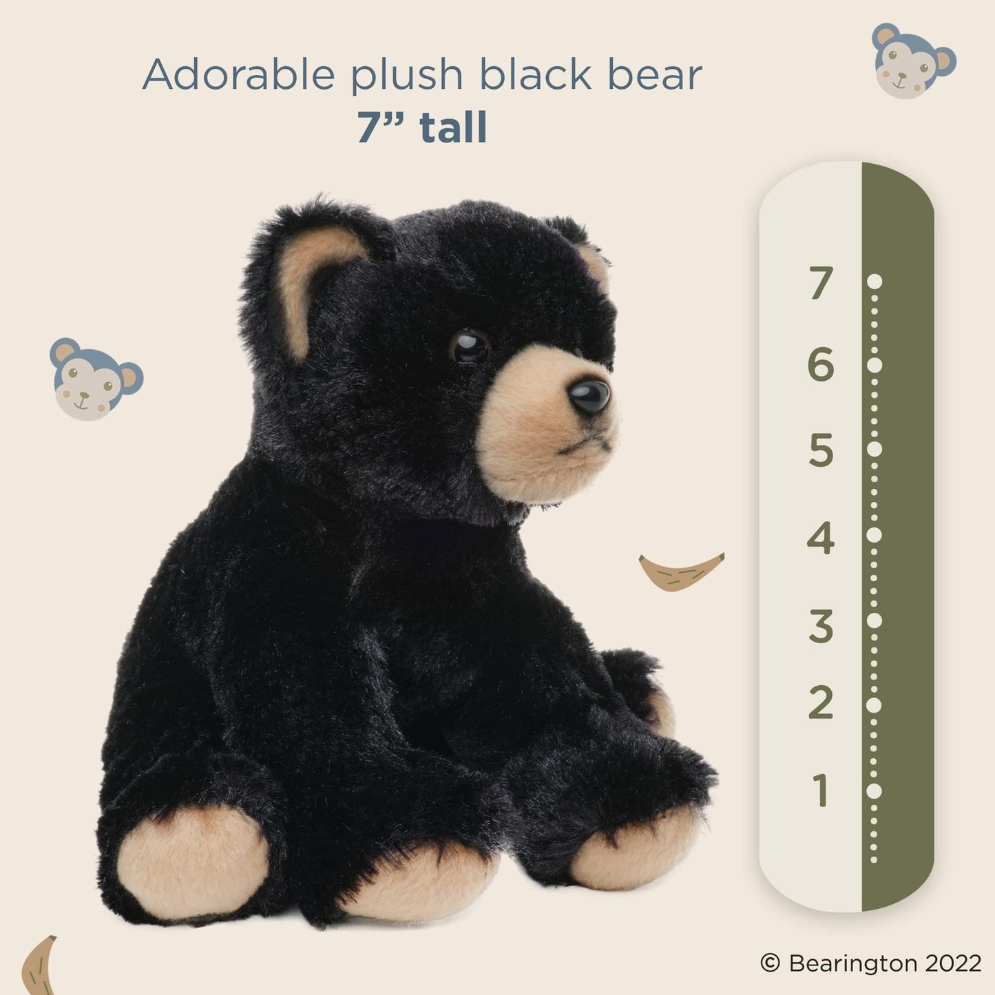 7" Black Bear Lil' Huck