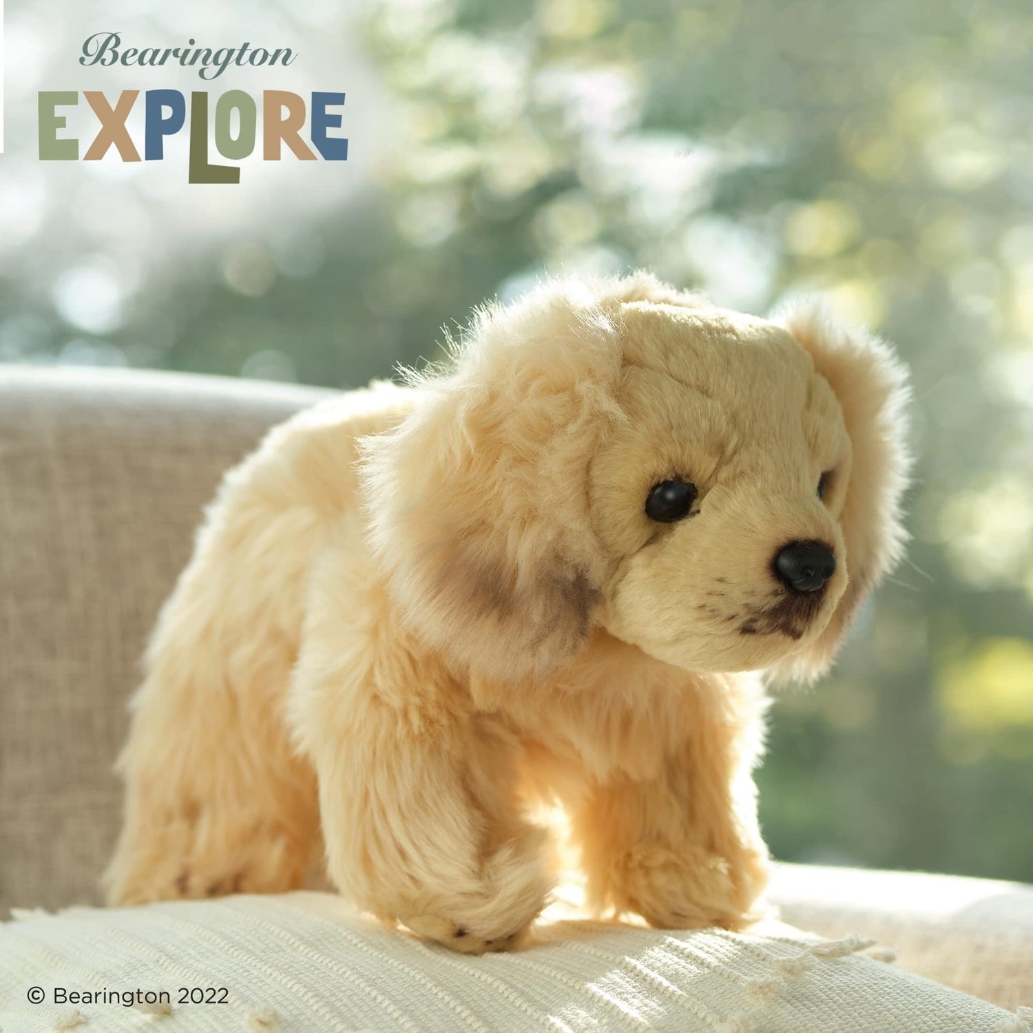 Golden Retriever Puppy Stuffed Animals Plush Lifelike Golden