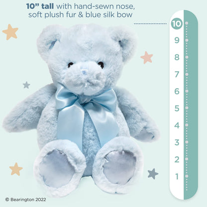 10" Teddy Bear Baby's First Blue