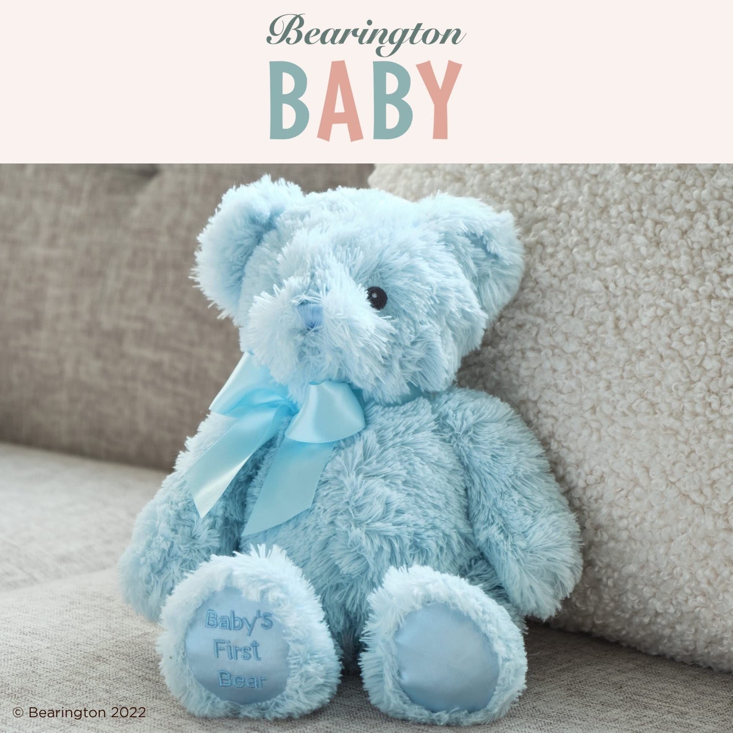 Baby blue teddy bear deals