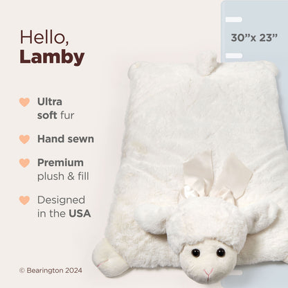 30" x 23" Belly Blanket Lamby