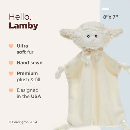 8" x 7" Wee Lovey Lamby