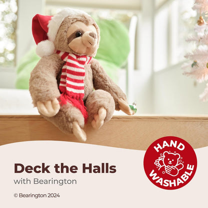 Santa Sloth the Christmas Plushie - 16"